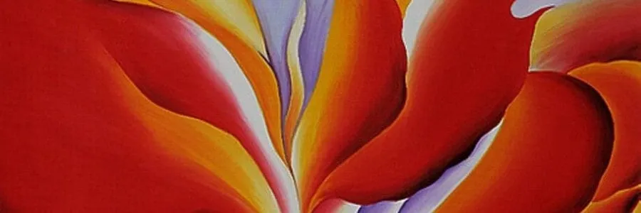 Red Canna – O’Keeffe’s Famous “Flower/Vagina” Painting